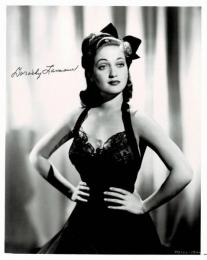 ドロシー・ラムーア自筆サイン入写真（2）　Dorothy Lamour