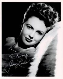 ジョーン・レスリー自筆サイン入写真(2)  Joan Leslie
