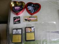 エルヴィス・プレスリー　　　カード各種　開封済み3種　　未開封8種　その他お菓子缶・マッチ　　ゆうパック送付　E2右中