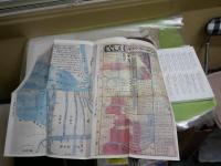 古地図が語る大災害　　絵図・瓦版で読み解く～　　本渡章著　　1版1刷　折込付録付　送料300円　　S3右2