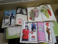・装苑　服飾研究　　第10・12巻12・16号　ダイジェスト販高校生用　第14巻16号　ヤケシミ汚難痛有　　・中部日本ファッションショウ　1953年松坂屋ホール　・スタイル　第17巻6号　ヤケシミ汚難痛有　本誌のみ　　計5冊セット　レターパックプラス送付　　E4左上