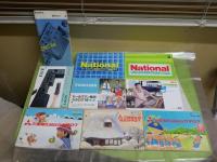 電機大手会社専用カタログ10冊セット　・Nationalナショナルセールスマン専用カタログ1985・1988年　・三菱電化品総合カタログ1980‐1982年　・SONY商品のしおり21・62　・TOSHIBA東芝　セールスマン専用カタログ1989年　・NECセールス用カタログ1989年　　レターパックプラス送付　H3左3