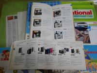 電機大手会社専用カタログ10冊セット　・Nationalナショナルセールスマン専用カタログ1985・1988年　・三菱電化品総合カタログ1980‐1982年　・SONY商品のしおり21・62　・TOSHIBA東芝　セールスマン専用カタログ1989年　・NECセールス用カタログ1989年　　レターパックプラス送付　H3左3