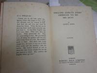 ENGLAND AND EXPECTS EVERY AMERICAN  TO DO DUTY　　　QUINCY HOWE　　ハードカバー　ヤケシミ汚多し　汚難痛有　レターパックプラス送付　　S2左1　