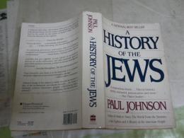 A HISTORY OF THE JEWS   PAUL JOHNSON  ペーパーバック　ヤケシミ汚多し難痛有　レターパックプラス送付　L1左

