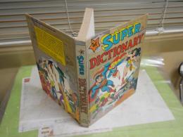 THE SUPER DICTIONARY　　英文コミックハードカバー　ヤケシミ汚難痛有　裸本　E2右中　　レターパックプラス送付　　