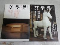 文学界　2冊セット　60巻4号徹底討議ネット時代と溶解する資本主義　東浩紀鹿島茂佐藤優松原隆一郎　64巻1号特集10年代の入り口で東浩紀堀江貴文　　ヤケシミ汚有　送料300円　J1中