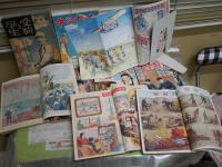中学時代　1巻4号　3巻3・7・9・12号　4巻1・4号　中学生の友　28巻12号　29巻3号　受験と学生　24巻5号　計10冊セット　　ヤケシミ汚難痛有　