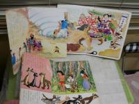 ・狼少年ケン　ケンとプリンセス　テレビ絵本　東映動画作品　ヤケシミ汚難痛多し　　　・声のえほん　かくれみの　ソノシート欠　　・ももたろう　フジヤのおはなしえほん　　計3冊セット　　レターパックライト送付　E10左下段
