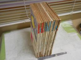 ・初歩のラジオ　4冊　・模型とラジオ　7冊　・電波技術臨時増刊　1冊　不揃12冊セット　ヤケシミ汚多し　難痛多し　切れ破れ書込み有　ゆうパック送付　E10左下段