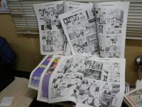 週刊　課長島耕作　　1‐25号迄　以下継続有　新聞タブロイド判　自作綴じ5分冊　各号巻末に連載エッセイや特集記事有　送料1000円　3階奥