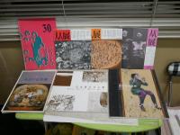図録カタログ　セット7冊　　・人人展3冊　　・日本画の4人展　・第5回星野眞吾賞展　・パンリアル展30　　・今日の日本画第7回山種美術館賞　　ゆうパック送付　　E1左下段