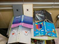 小松左京作品5冊セット　計6冊セット・アメリカの壁　初版帯　・飢えなかった男　2刷　・華やかな兵器　1刷　・継ぐのは誰か？　2刷　・牙の時代　3刷　　筒井康隆1冊　・やつあたり文化論　筒井康隆1冊　昭和50年8月　初版　　ヤケシミ汚多し　　ゆうパック送付　　E3右中
