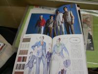 メンズモード事典　78・79年　センスアップ事典　昭和52・53年　別冊男子専科計4冊セット　ヤケシミ汚難痛有　　ゆうパック送付　　J3前
