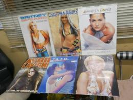 未開封カレンダー2004年　　6点セット　・パリスヒルトン　・タトゥー　・アヴィリルラヴィーン　・ジェニファーロペス　・クリスティーナアギレラ　・ブリトニースピアーズ　　ゆうパック送付　E1右下段