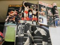 ・プロレス＆ボクシング　15巻9号～18巻7号　10冊セット　・ゴング6巻6号　1冊　合計11冊セット　　ヤケシミ汚難痛有　ゆうパック送付　S1下段左