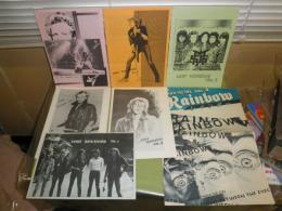 LOST　HORIZONS　Vol1・2・4-7　第3号欠　　マイケル・シェンカーグループのファン同人誌　15～23頁　1981～82年　レインボーのチラシを含め7点