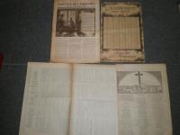 ドイツの新聞　1916-17年　Liller Kriegs Zeitung　42部不揃　Gazette Des Ardennes 不揃3部　Kriegs Flugblatter 不揃42部　№31-103