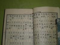 俳諧続合人五百題　和装上下巻2冊　弘化2年乙巳春正月　渉壁為山久次　撰　虫食いキズ有　英大助板　H1の3
