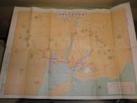 山上便覧　旅順戦蹟案内地図　昭和三年七月　61ｃｍ×44.5ｃｍ　1枚4折　満鮮旅行案内社　S2の3下段　ヤケシミ少難有　