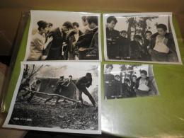 非行少年　日活　1964年河辺和夫監督　スチール写真4枚　ピン穴跡有
S2の3下段