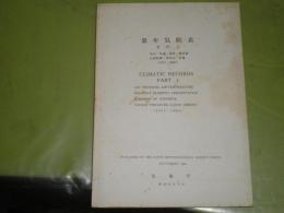 累年気候表　その1　1971～1980気圧・気温・湿度・降水量・日照時間・蒸気圧・雲量　　気象庁　231頁　ヤケシミ汚　E2右
　