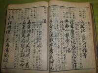 児読 古状揃證註　和装本　綴りほつれ有　ヤケシミ痛汚難有　60丁　H3の1