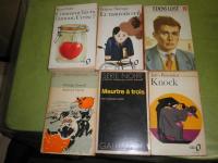 ペーパーバック　新書6冊　仏文4冊　英文2冊　ヤケシミ汚難痛有　1965-1973年　英文ジョージオーウェル　サムナーロックエリオット　仏文ジュールロマン　ダグラスリーチ　ボワローナルスジャック　ルネファレット　送料520円　L2