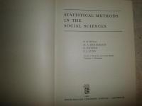 statistical methods in the social sciences    d.d.bugg  m.a.henderson  k.holden  P.j.lund   ハードカバー　ヤケ擦れ少難有　L2