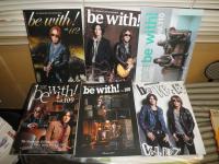 be with!  ビーズ公式ファンクラブ会報誌　スペシャルイシュー　86‐93号　107‐112号　計14冊セット　　H2左下段