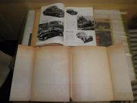 世界の自動車　　1955年　ヤケシミ汚難痛有　カバー切れ有　E9右