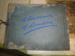 a Souvenir of London  洋書写真集　24葉　ヤケシミ汚難痛有　H2左4下　370円送料