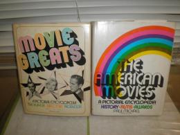 ①MOVIE GREATS　A PICTORIAL ENCYCLOPEDIA　　②THE　AMERICAN　MOVIES　　A　PICTORIAL　ENCYCLOPEDIA　　2冊セット　　ヤケシミ汚難有　　ゆうパック送付　E2左　
　