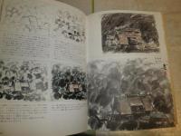 墨彩画譜　花鳥篇・風景篇　　墨絵技法シリーズ④　　相田廣平著　　初版　ヤケシミ汚有　　E2左