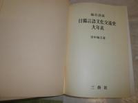 総合詳説 日独言語文化交流史大年表　　第2版　裸本　ヤケシミ汚少難有　E3右下　紀要複写高橋健二「田中梅吉先生をしのぶ」6枚あり　　送料520円