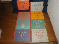 CROQUIS　　クロッキーズ　　ALBERT　LAPRADE　アルベール　ラプラード著　山名将治訳　　全8冊セット　函シミ多し痛難汚有　　帙有　　E3右下段