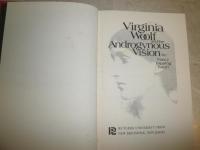 VIRGINIA　WOOLF　AND THE　ANDOROGYNOUS　VISION　本体のみ裸本　　NANCY　TOPPING BAZIN　　ハードカバー　ヤケシミ汚難有　　G2右