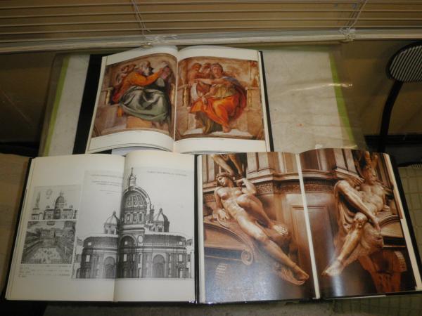 ミケランジェロ 建築家 画家 彫刻家 三部作 計3冊セット 初版 函 ミケランジェロ 建築家 画家 彫刻家 三部作 計3冊セット 初版 函