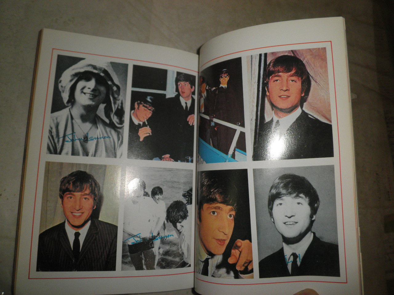 希少本 JOHN ONO LENNON 1980年特集号 JOHN LENNON Signed Beatles Vintage Autograph Museum Framed +