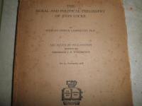 ・THE MORAL AND　ROLITICAL　PHILOSOPHY　OF　JOHN　LOCKE　1918年　168頁　英文　　・DIE EINHEIT　DER　WISSENSCHAFTSLEHRE　MAX WEBERS　1952年　132頁　独文　2冊セット　　ヤケシミ汚難痛有　ペーパーバック　H2左5