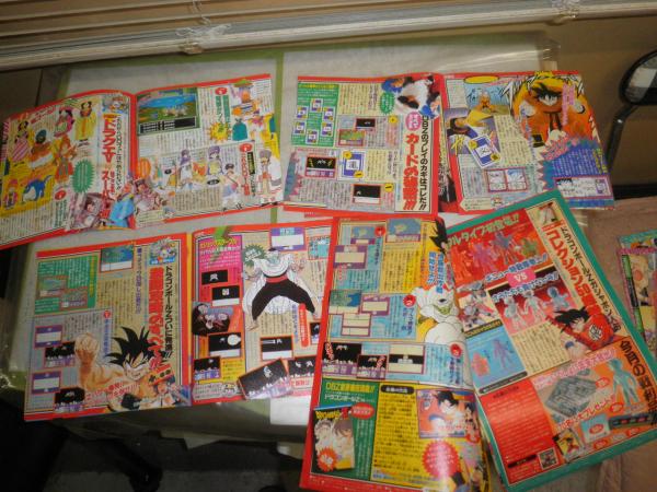 ファミコン怪盗 芸魔団 切り抜き6点 各10頁 ・カードダスジャンプ1‐34