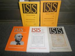 ISIS　イシス　CURRENT　BIBLIO　GRAPHY ほか　　不揃計13冊セット　ヤケシミ汚難少書入れ有　　J3左別棚　　ゆうパック送付
