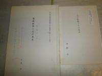 花咲一男宛　恵送品雑誌紀要抜刷ほか10部　　書簡3部加藤貴氏から花崎清太郎へ　　ヤケシミ汚難(一部書込み有)　E10右中段