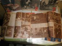 農業朝日　　13‐20号　25‐30号・53号　不揃計15冊セット　　ヤケシミ汚難痛有　蔵印有　送料520円　E5右