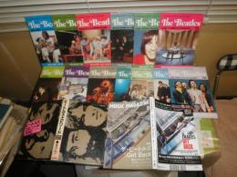 ビートルズの本と雑誌　セット　・ビートルズエピソード550　香月利一著　1刷　ヤケシミ汚少難有　・ミュージックマガジン　2022年8月通巻731号　特集ザビートルズGet Back　208頁　　・マンスリーマガジン　The Beatles 不揃13冊　1988年9月～90年3月　　R1　送料520円
