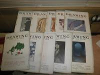 DRAWING　AND　DESIGN　　1925～28計29冊　　　ヤケシミ汚難痛　E8左