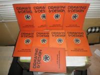 DRAWING　AND　DESIGN　　1925～28計29冊　　　ヤケシミ汚難痛　E8左
