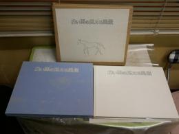 画集　白い馬の見える風景　　東山魁夷著　　ヤケシミ汚難有　　本体上部波打ち有　　ゆうパック送付　　E2左