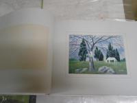 画集　白い馬の見える風景　　東山魁夷著　　ヤケシミ汚難有　　本体上部波打ち有　　ゆうパック送付　　E2左