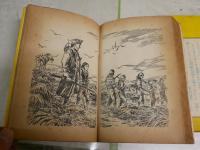 名作物語文庫　　3冊セット　2巌窟王物語226頁A・デュマ原作大平陽介著え石黒泰司　　5宝島物語251頁吉田與志雄著スチブンソン原作え井上たけし　　22ハックルベリー物語マークトゥエイン原作吉田與志雄著え畠野圭右　　ヤケシミ汚多し　痛難多し　　送料込み　　G3右